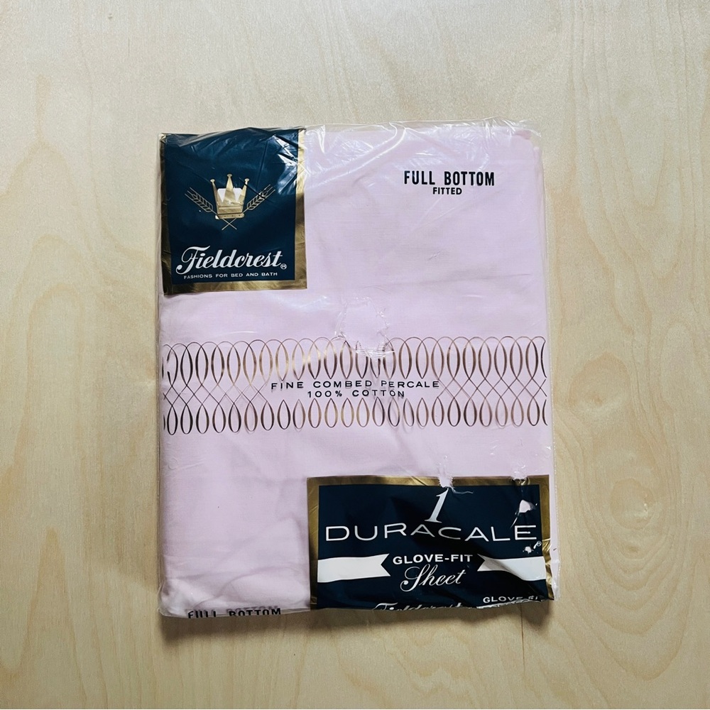 Fieldcrest Soft Pink Fitted Sheet